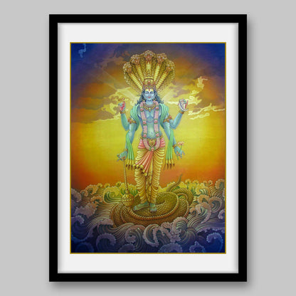 Vishnu - High Quality Print of Artwork by Pieter Weltevrede - Sagar World