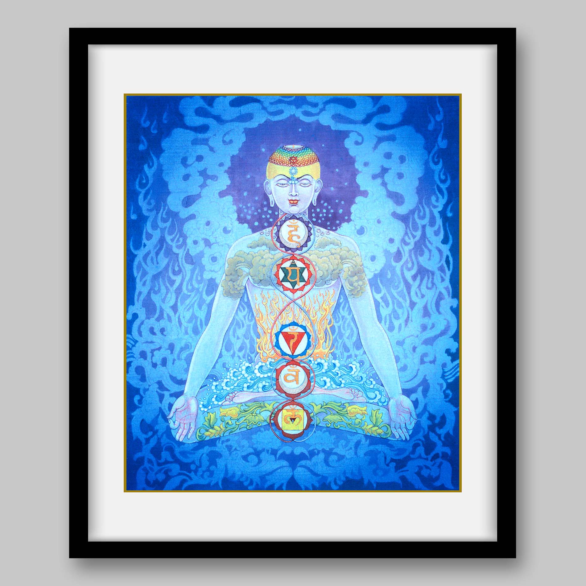 Seven Chakras – High Quality Print of Artwork by Pieter Weltevrede - Home Decor - Sagar World