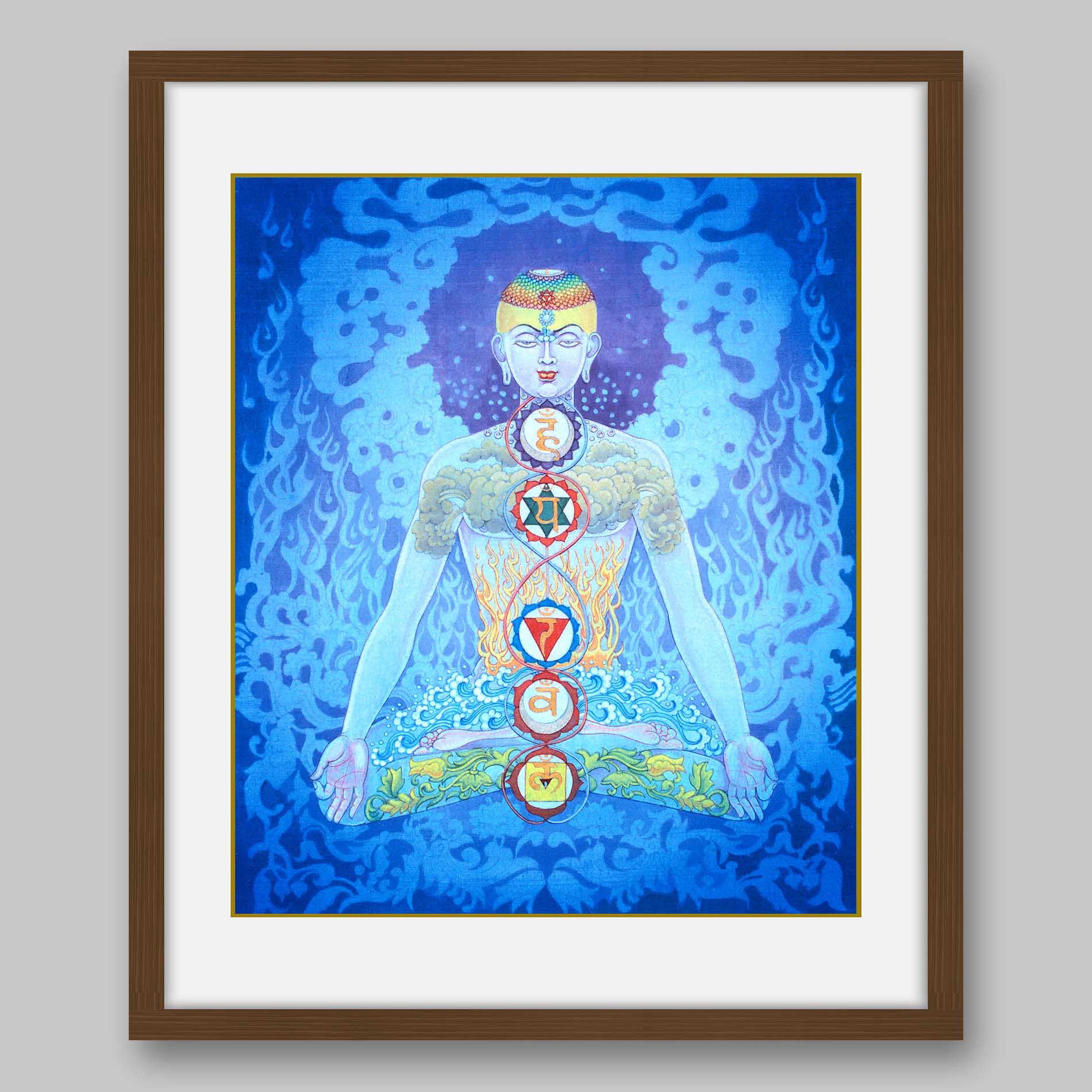 Seven Chakras – High Quality Print of Artwork by Pieter Weltevrede - Home Decor - Sagar World